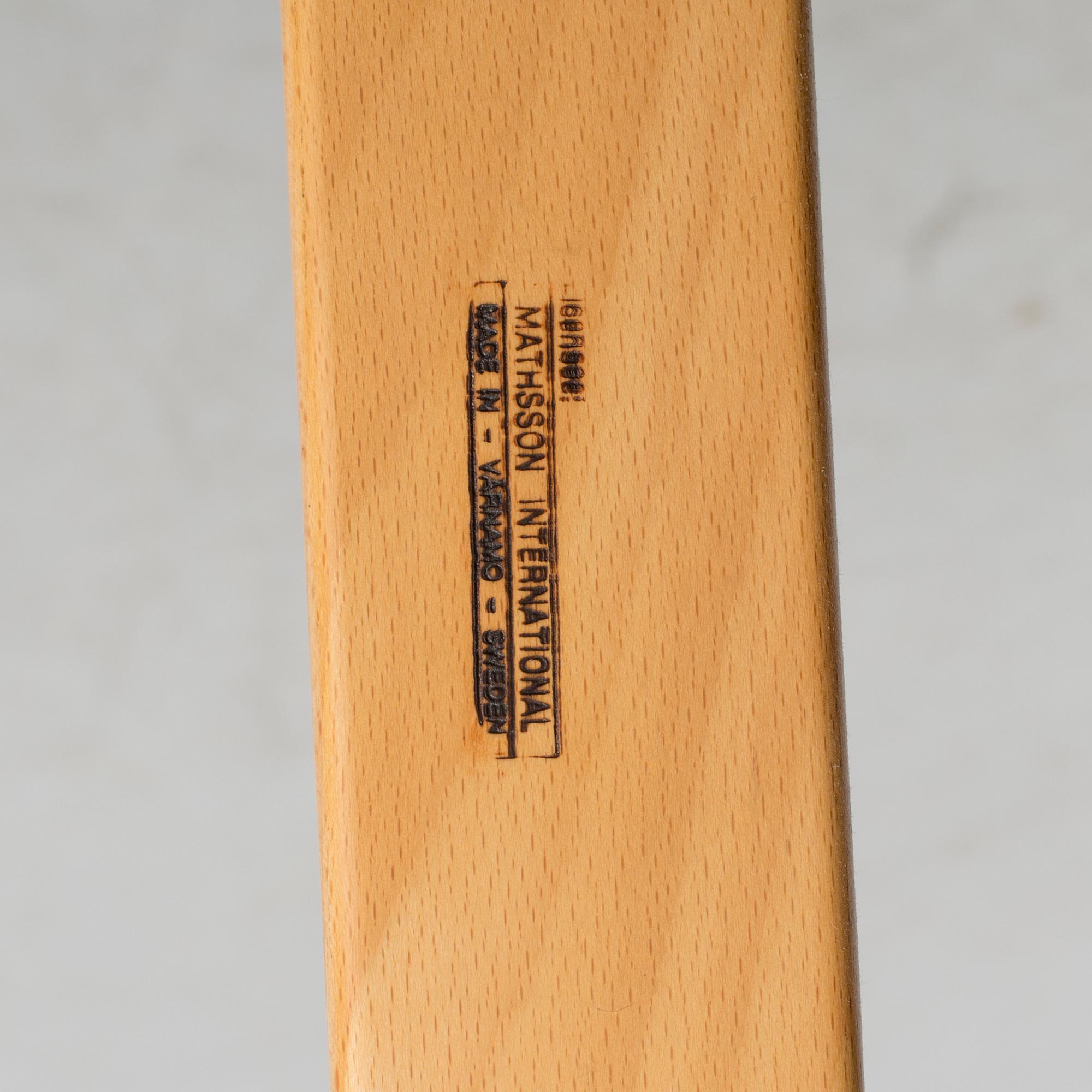 A "Eva" easy chair by Bruno Mathsson, Mathsson International.