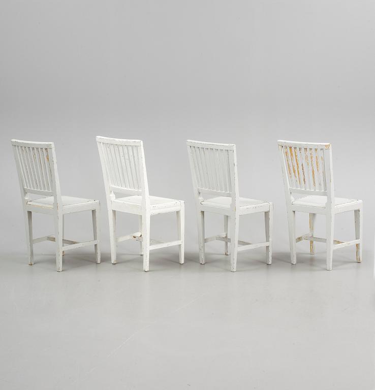 STOLAR, 4 st, sengustavianska, Forsa, Hälsingland, 1800-talets början.