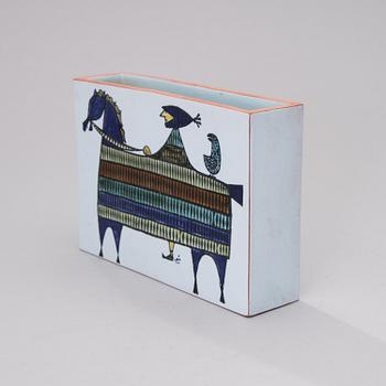 a ceramic vase of the 'Karneval'-series, signed, Gustavsbergs studio, Sweden 1950s-1960s.
