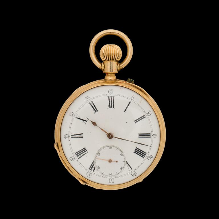 FICKUR, boett i 18K guld. 1900-talets första hälft.