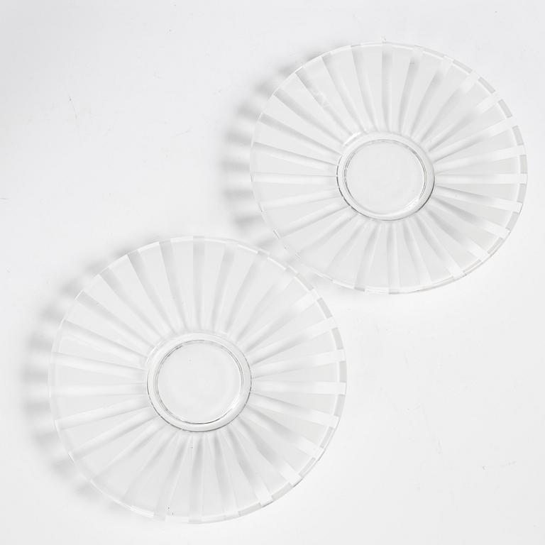 Bengt Orup, a 13-piece 'Strikt' glass service, Johansfors, mid-20th Century.