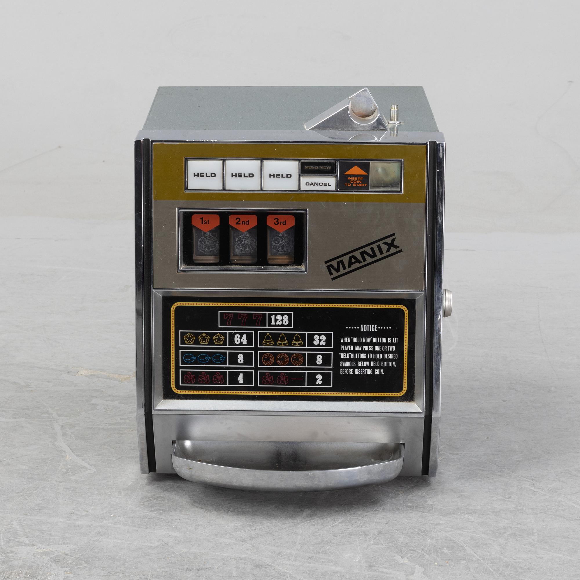 A Manix slot machine, 1960's/70's. - Bukowskis