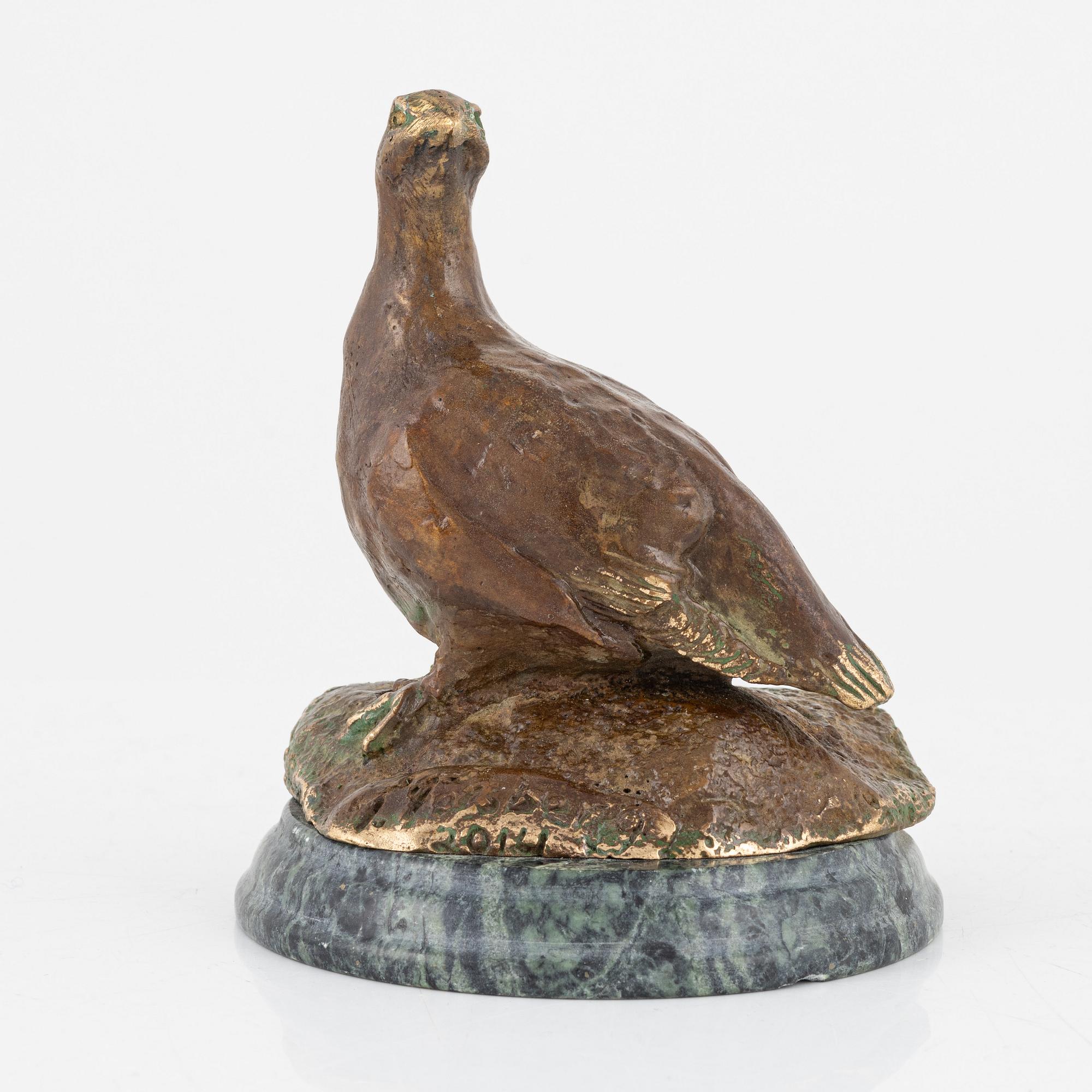 Torbjörn Forsberg, skulptur, brons, signerad och daterad 2014.