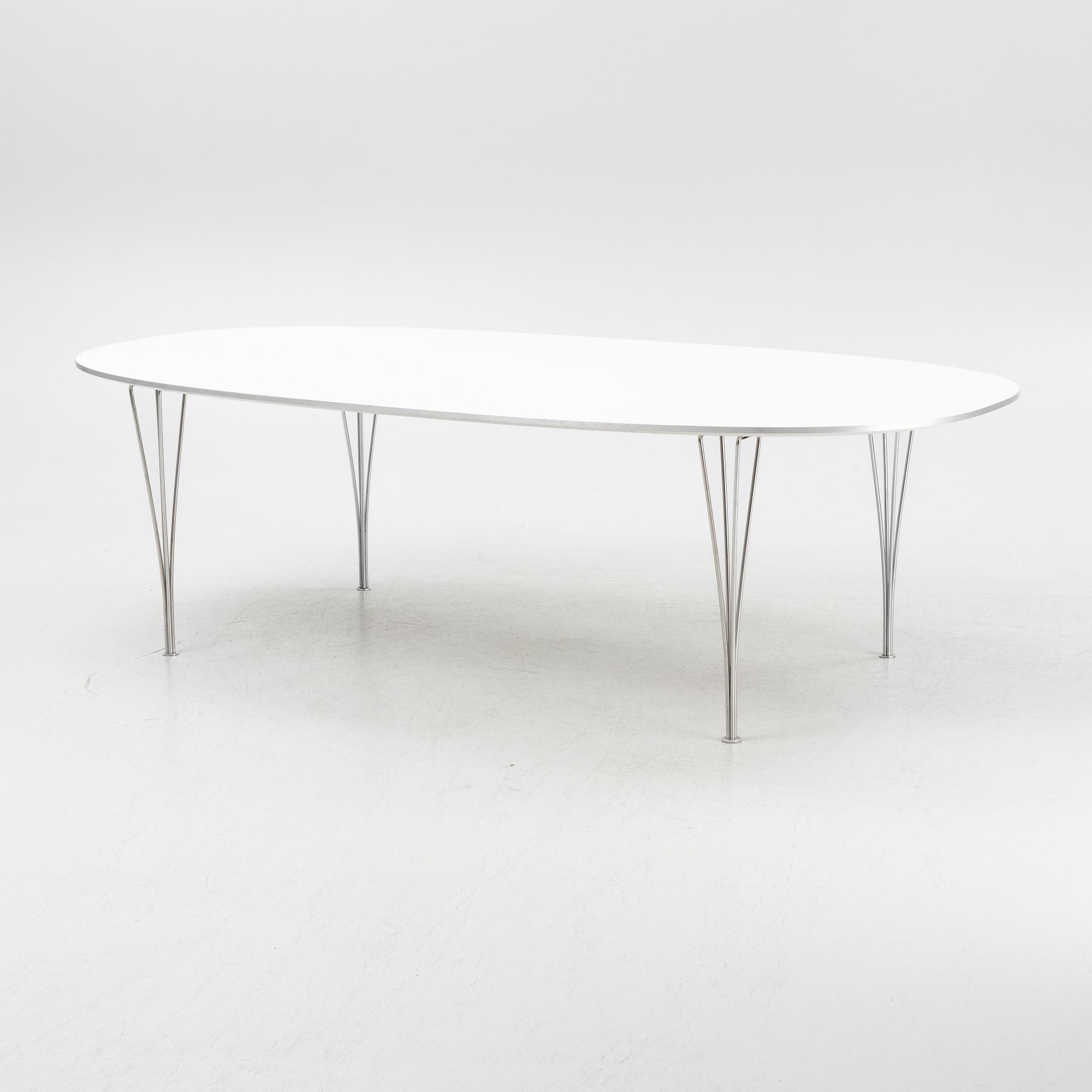 Bruno Mathsson & Piet Hein, matbord, "Superellips", Fritz Hansen.