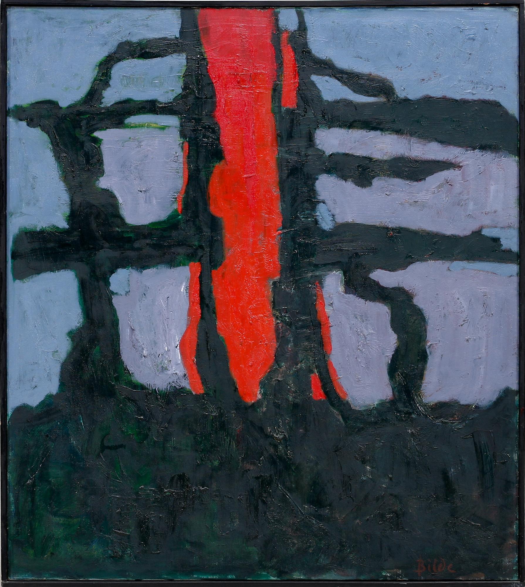 MAX BILDE. Olja på duk. 1900-tal.