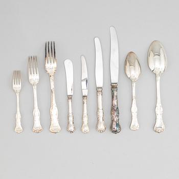 An 115-piece Swedish silver cutlery, model 'Prins Albert' C.G. Hallberg and GAB.