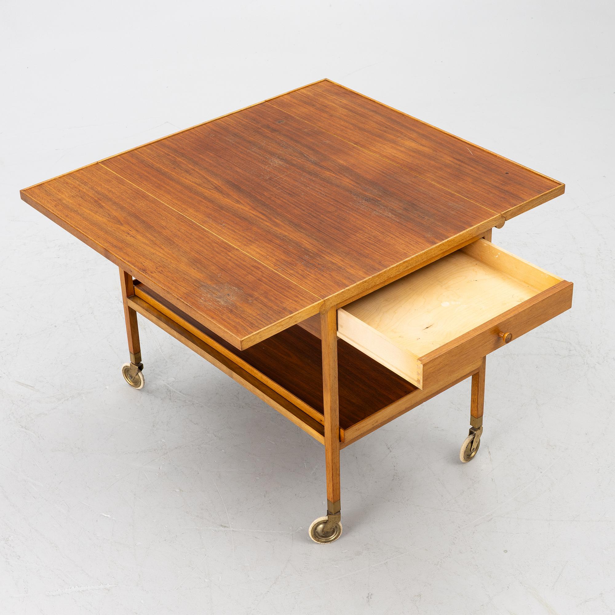 Josef Frank, a model B756 tea trolley for Svenskt Tenn, before 1985.