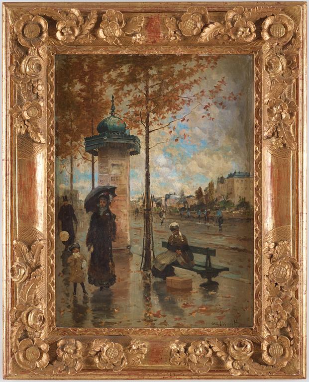 Wilhelm von Gegerfelt, Rainy skies over Paris.