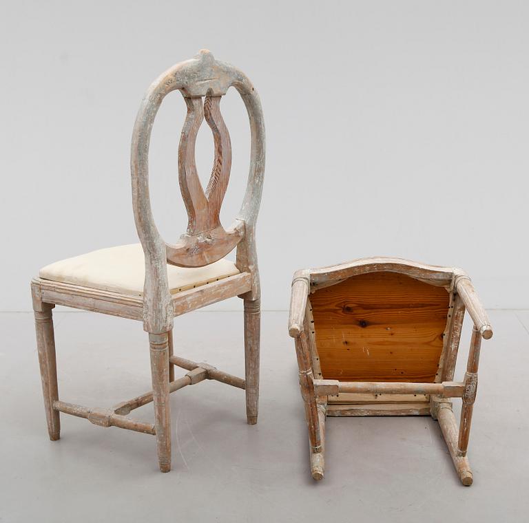 STOLAR, 1 par, gustavianska, 1700-tal.