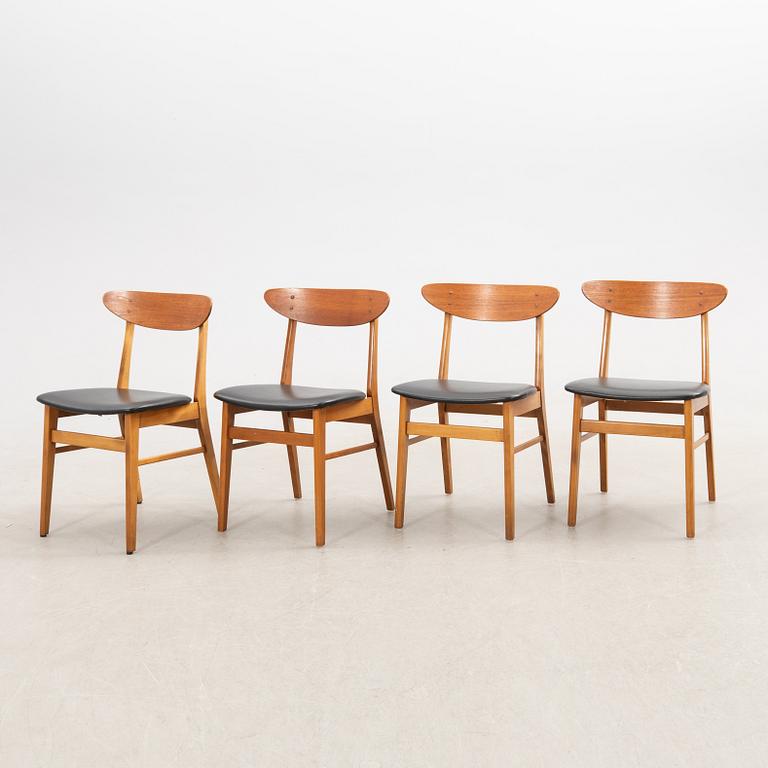 Chairs, 4 pcs, Farstrup, Denmark 1960s.