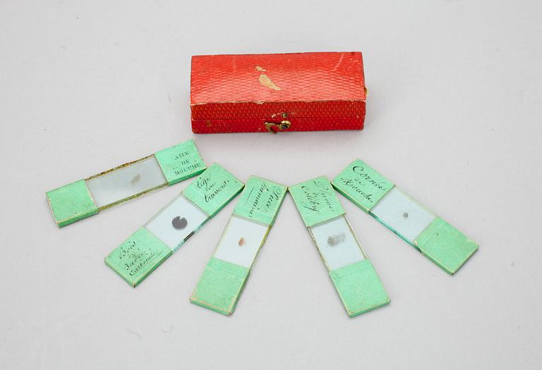 MIKROSKOP, mässing, 1800-tal.