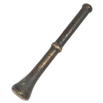 Mortel med stöt, troligen Spanien, 1500/1600-tal.