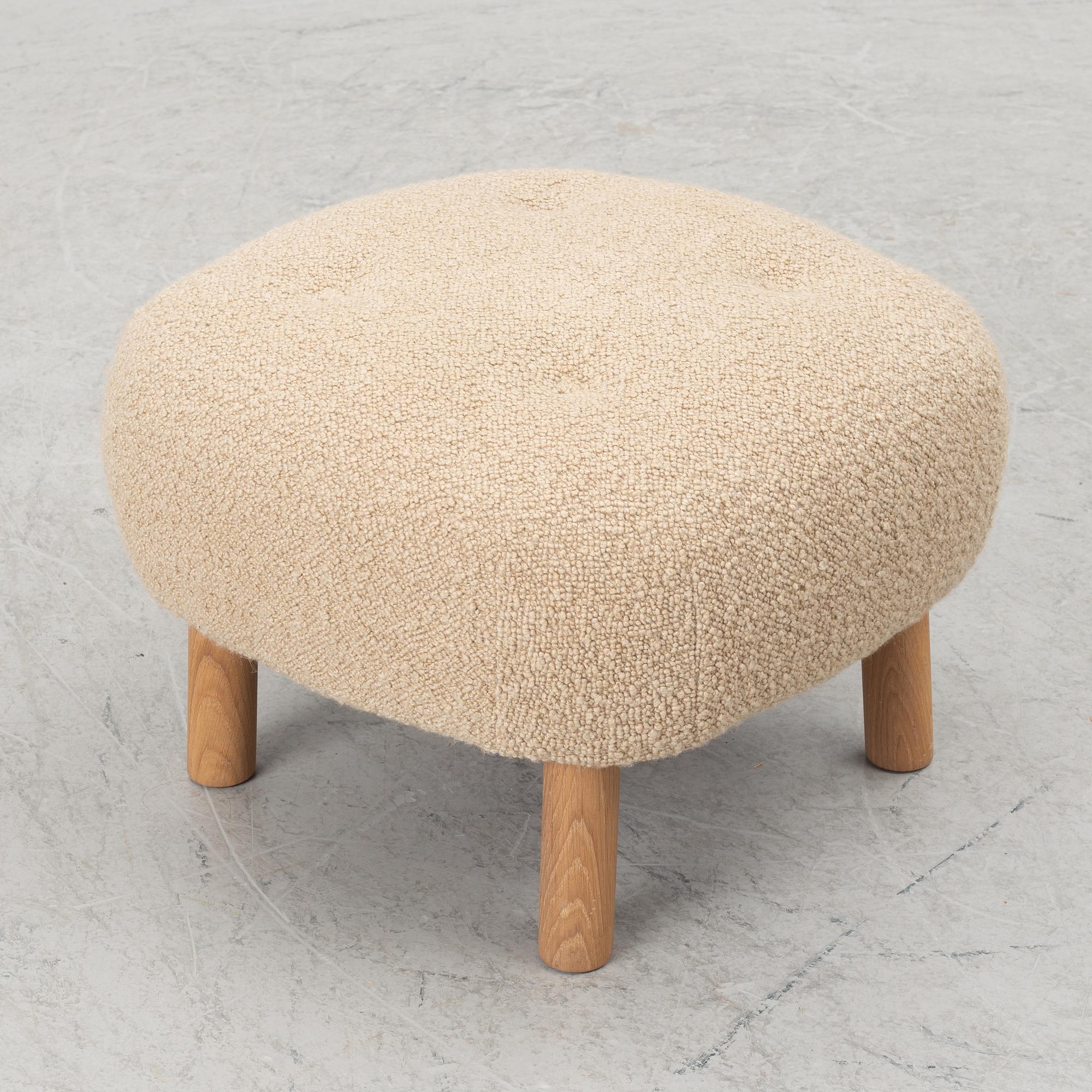 Viggo Boesen, armchair with footstool, "Little Petra", &Tradition, Denmark.