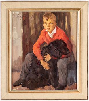 LOTTE LASERSTEIN, oil on canvas, signed and dated -59.