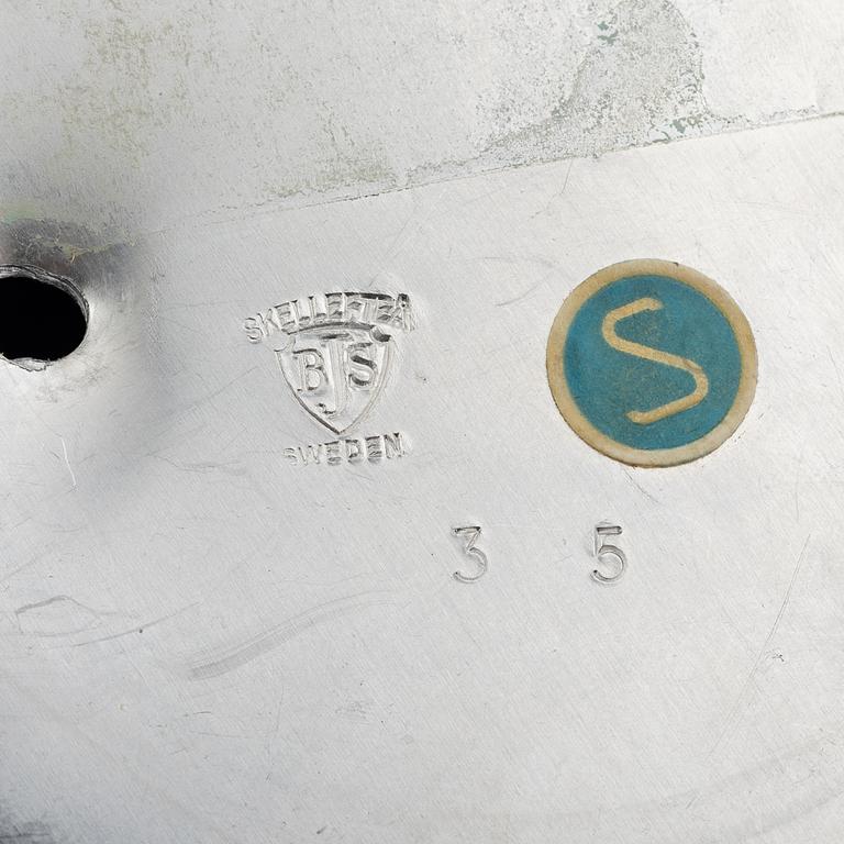A pair of wall lamps, Bröderna Johansson Autometall, Skellefteå, Sweden, 1960's.