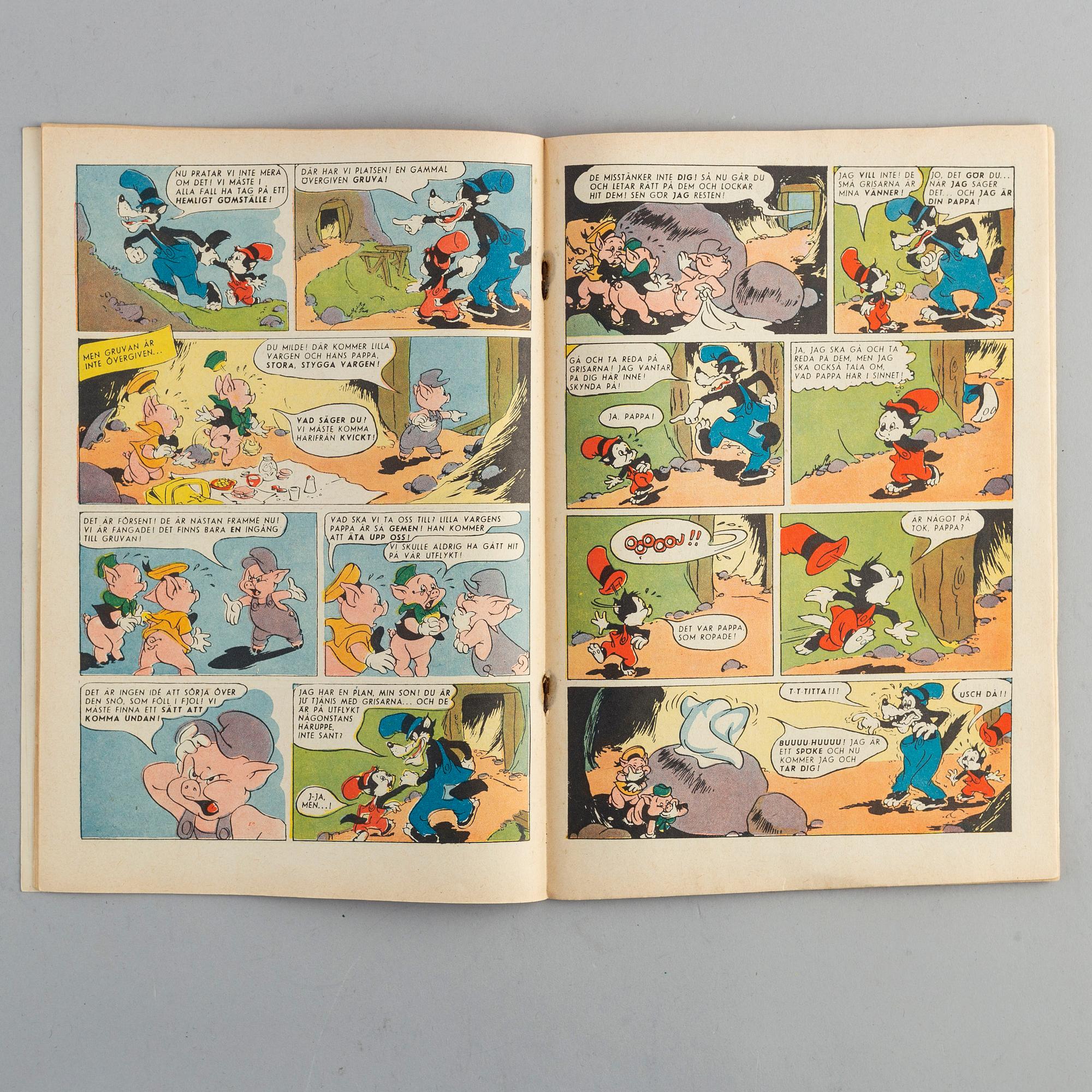 SERIETIDNING, Kalle Anka nr 1, 1949.