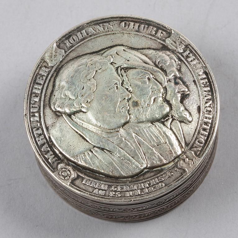 PARTI DIVERSE SILVER, 6 delar, Sverige, England mfl länder, bla stämpel från K. Andersson. 1800/1900-tal.