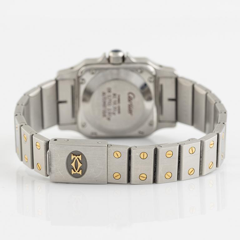 Cartier, Santos Carrée, wristwatch, 23,5 x 23,5 (34,5) mm.