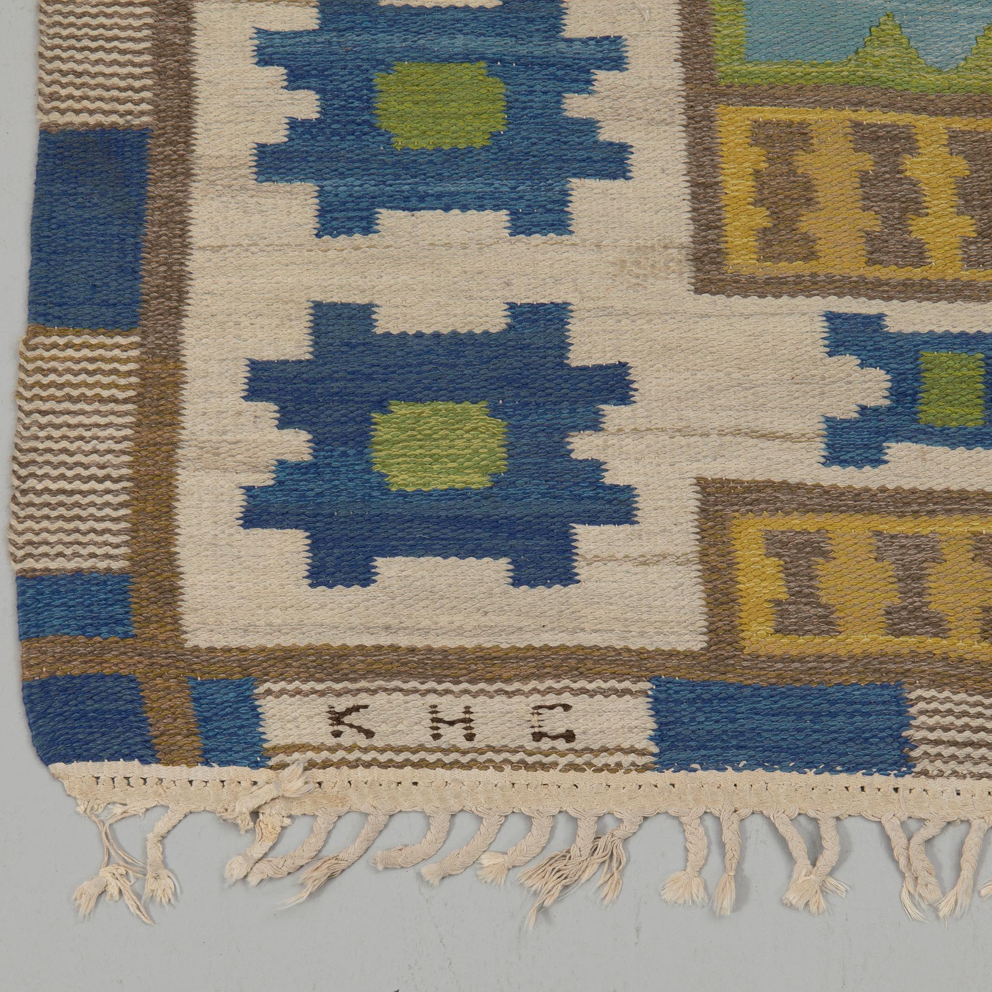Kenneth Henry Cope, rug, rölakan, approx. 190 x 149 cm.