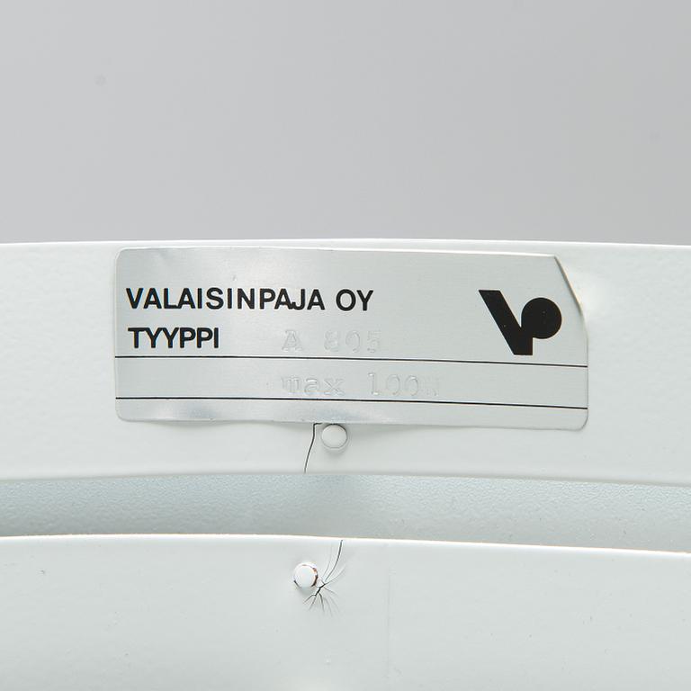 Alvar Aalto, a late 20th century 'Angel wing' floorlight model 'A 805' for Valaisinpaja.