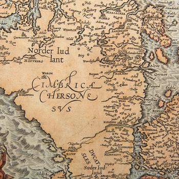 Marcus Jordan, map for Ggeorg Braun & Frans Hogenberg 'Civitates Orbis Terrarum', Cologne ca 1585-90.