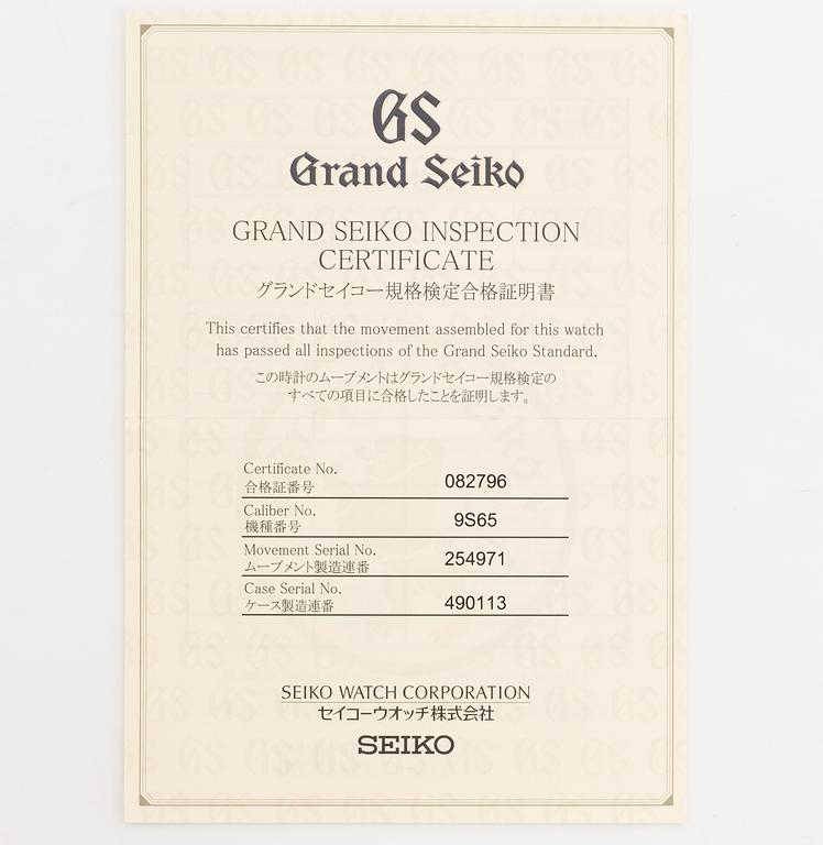 Grand Seiko, wristwatch, 37 mm.