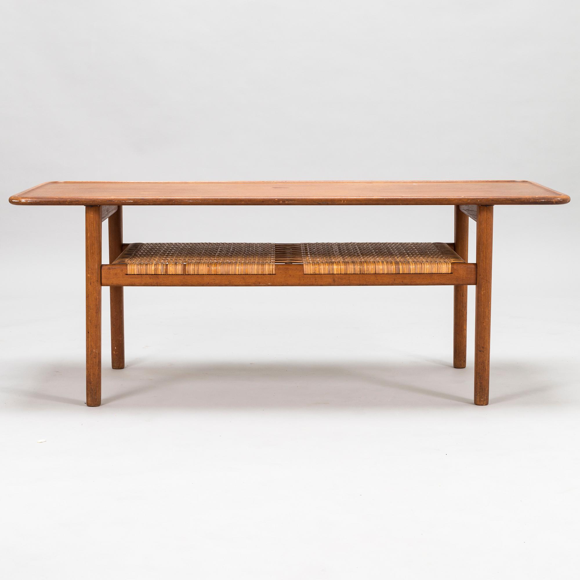 HANS J WEGNER, a Danish mid-20th century coffee table for Andreas Tuck.