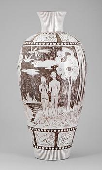 GOLVVAS, lergods, Sven Törngren, Törngrens krukmakeri, Falkenberg.