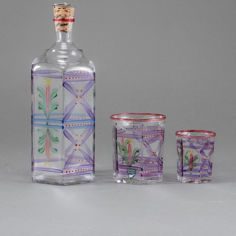 GLASSERVIS, 13 delar, Eva Englund, Orrefors, 1900-talets andra hälft.