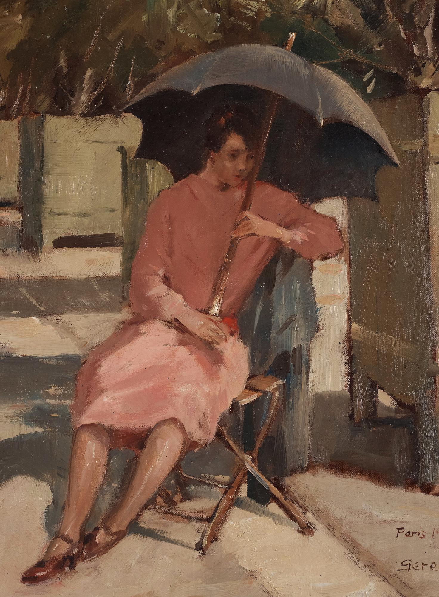 Greta Gerell, "Parisiska i Jardin du Luxembourg" ("Parisian in Jardin du Luxenbourg").