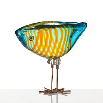 Alessandro Pianon, a "Pulcino" glass sculpture of a bird, Vetreria Vistosi, Italy, 1960s.