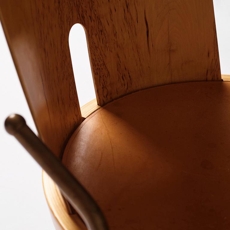 Börge Lindau, an armchair, 'Suellen-Masur', ed. 1/3 prototype, Blå Station, Sweden, 1990.