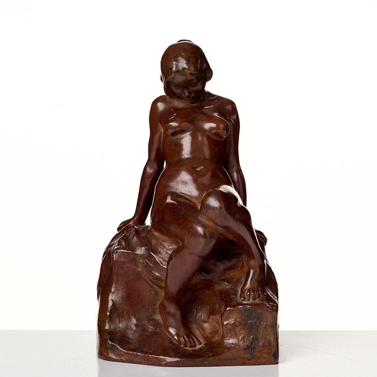 Carl Eldh, "Sittande flicka".