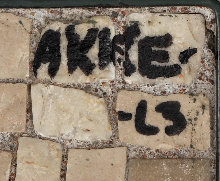 AKKE HUGH MALMESTRÖM, mosaik, signerad och daterad -63.