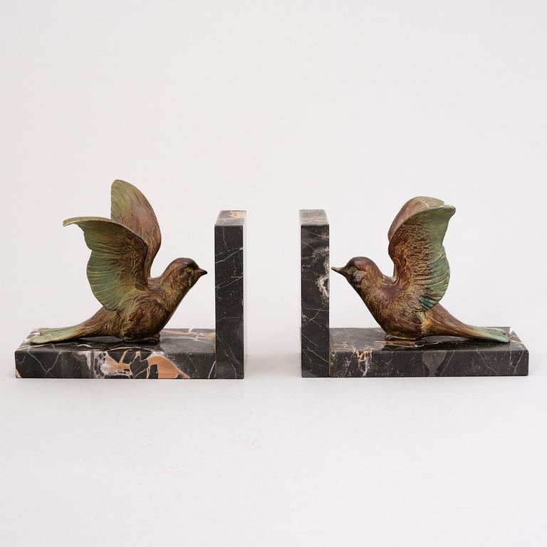 A pair of 1920'/1930's bookends, Belgium.