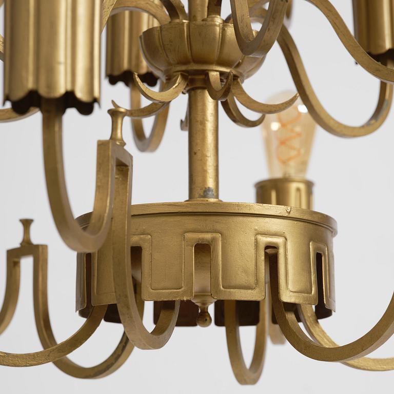 Swedish Grace, an imposing chandelier, 1920s-30s.