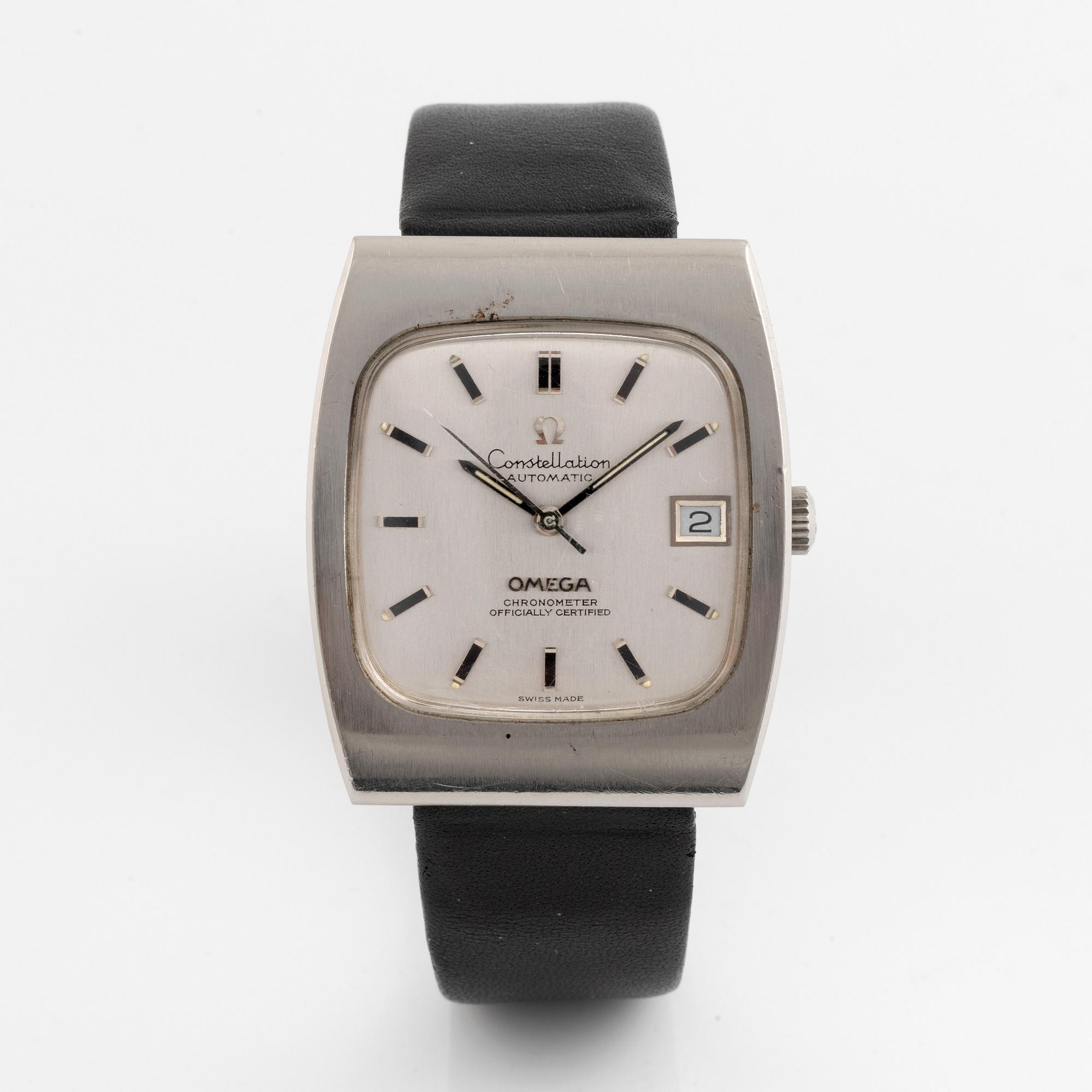 Omega, Constellation, Chronometer, armbandsur, 33 x 39,5 mm.