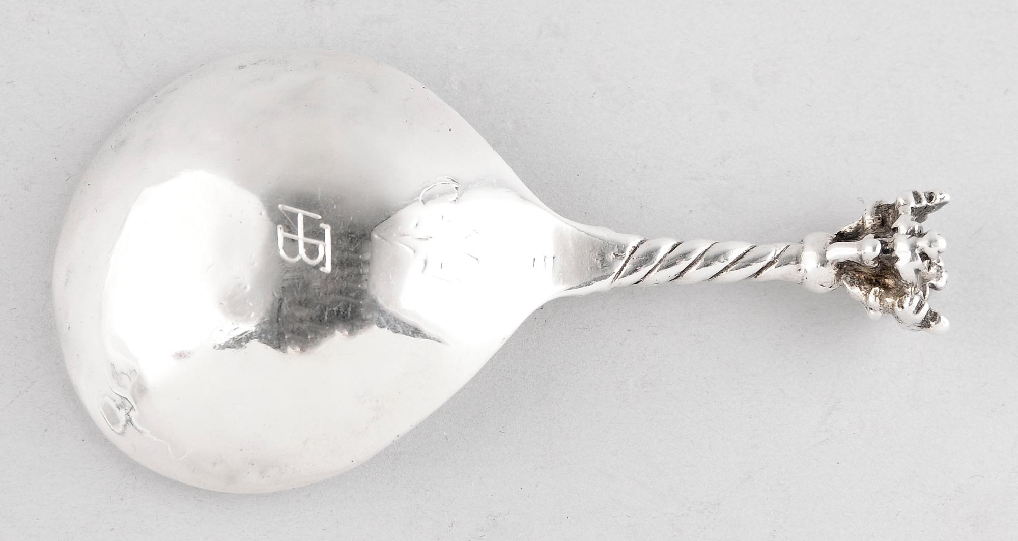 SUPSKED, silver, sannolikt 1700-tal. Vikt ca 45 g.