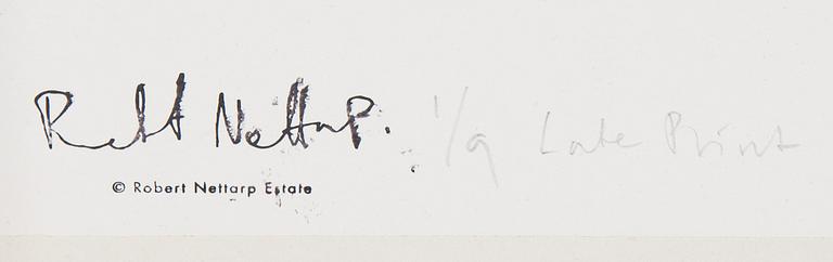 Robert Nettarp, fotografi med estate stämpel a tergo, upplaga 1/9.