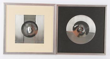 HUBER, ALEXIUS, blandteknik, 2 st, sign o dat -79, numr 220/250; 189/250.