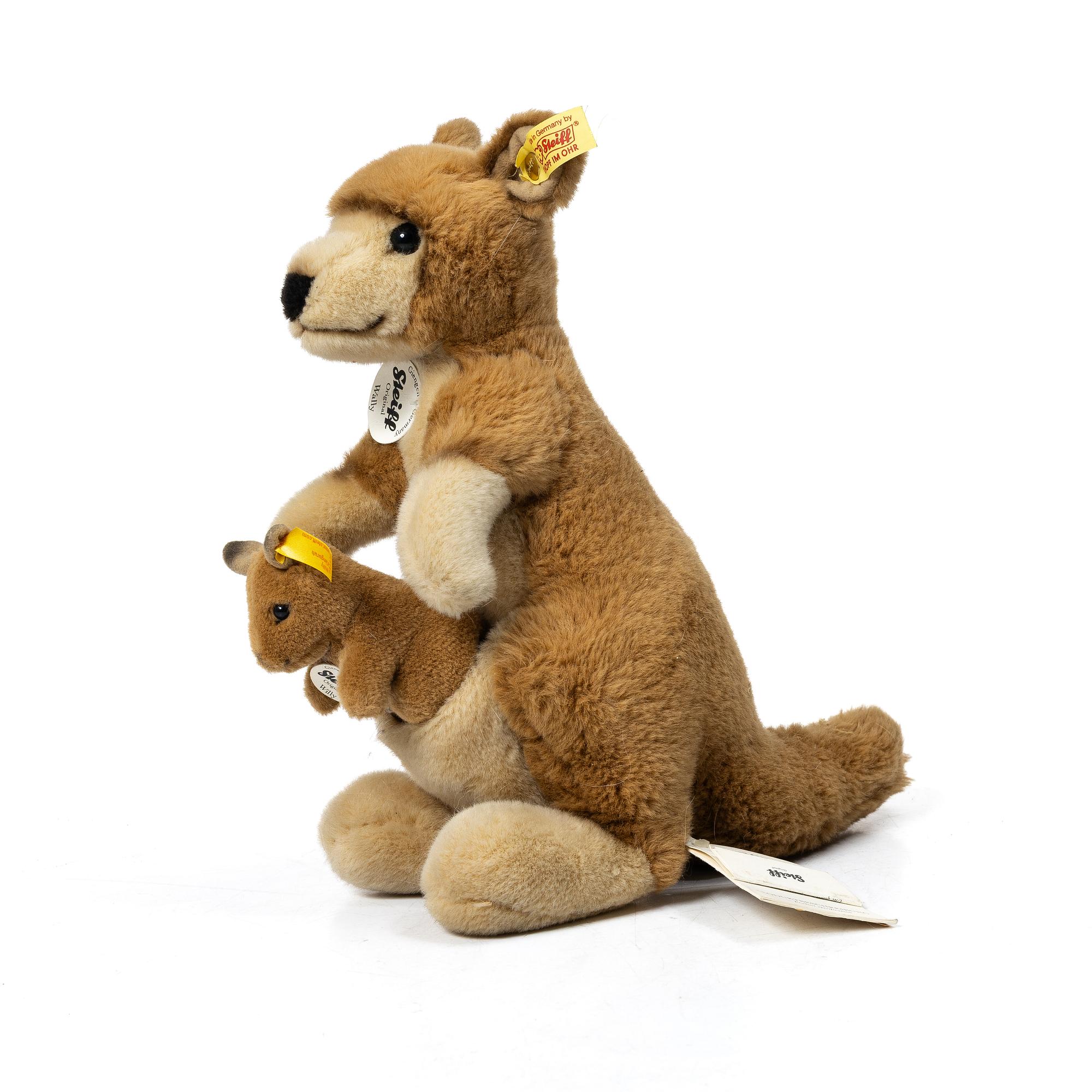 Steiff, toy animals, 5 + 1 pieces, second half of the 20th century.