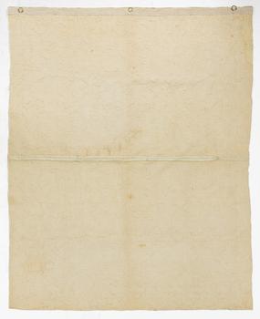 Ceremonial silk quilt, 18th century.