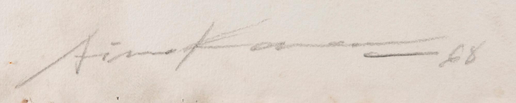 AIMO KANERVA, akvarell, signerad och daterad -68.