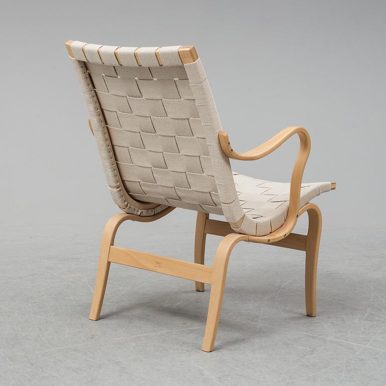 A Bruno Mathsson 'Eva' easy chair, Mathsson International, late 20th century.