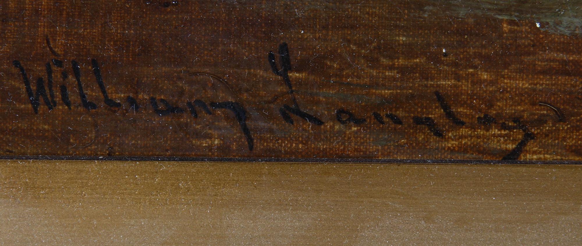 WILLIAM LANGLEY. Olja på duk, sign.
