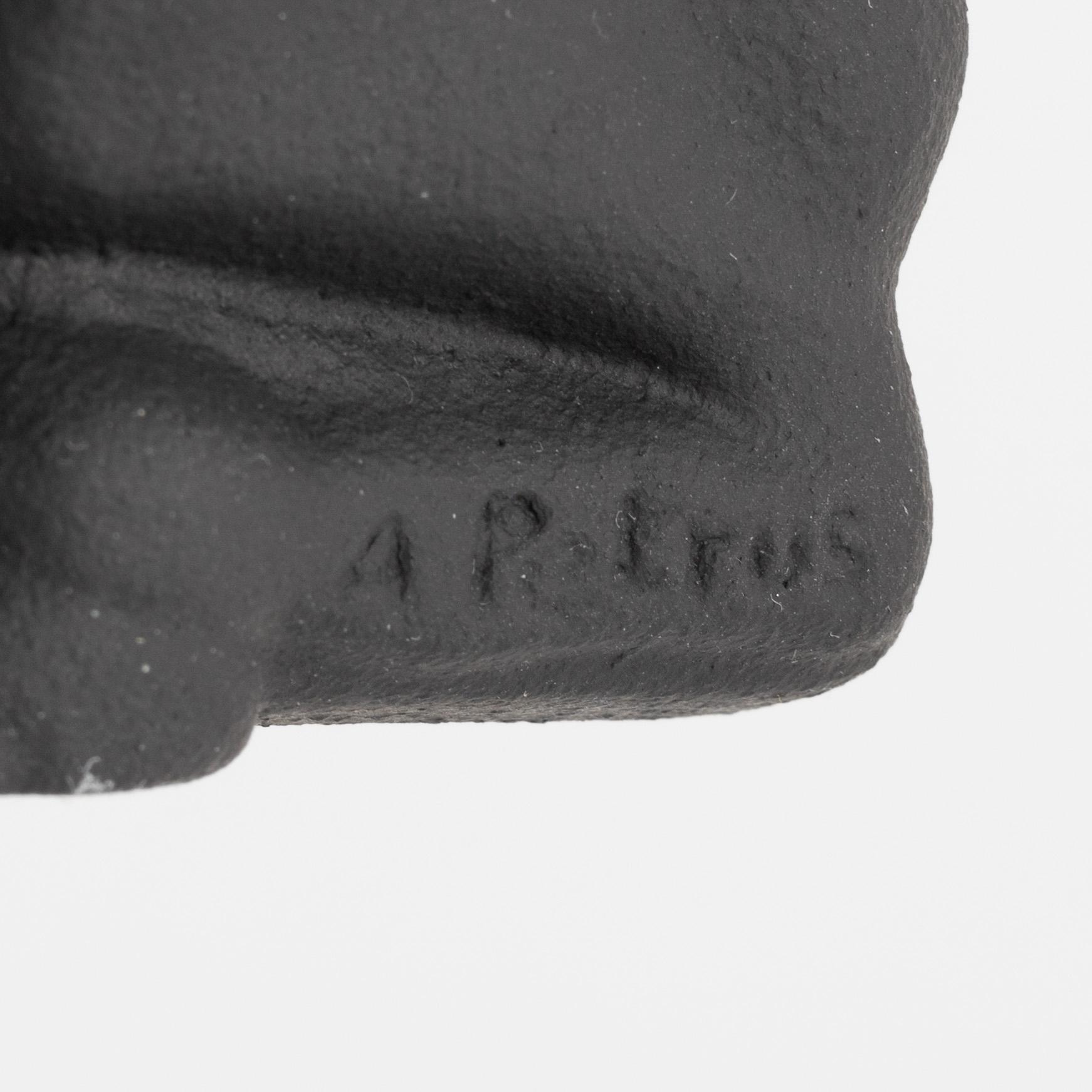Anna Petrus, eldhundar, ett par, gjutjärn, Firma Svenskt Tenn.