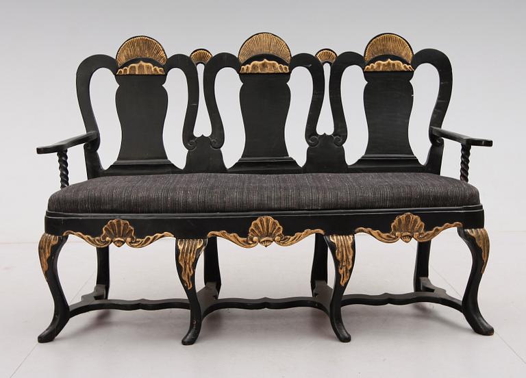 SOFFA, senbarock, 1700-tal.