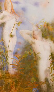 MERJA LAINE watercolour, signed and dated 2002.
