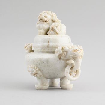 RÖKELSEKAR, nefrit, Kina.