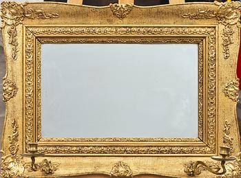 SPEGELLAMPETT. Nyrokoko, 1800-talets mitt.